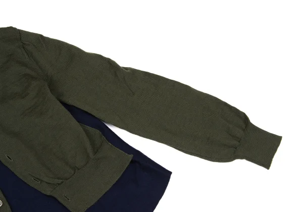 COMME des GARCONS Docking Wool Knit Cardigan K-169553_006