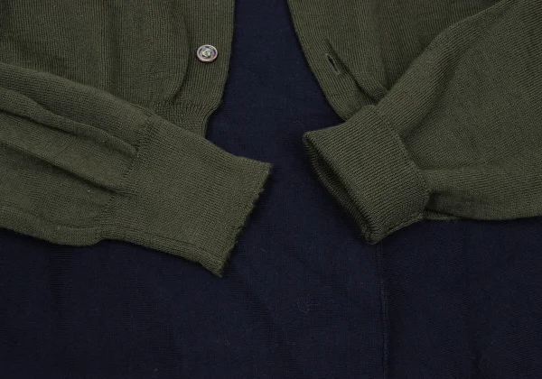 COMME des GARCONS Docking Wool Knit Cardigan K-169553_007