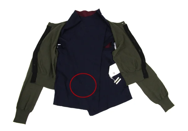 COMME des GARCONS Docking Wool Knit Cardigan K-169553_009