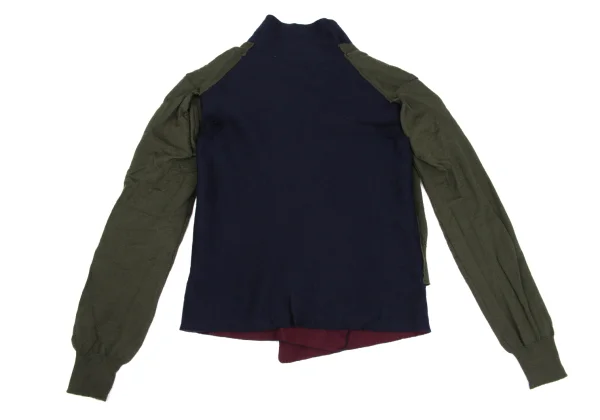 COMME des GARCONS Docking Wool Knit Cardigan K-169553_014