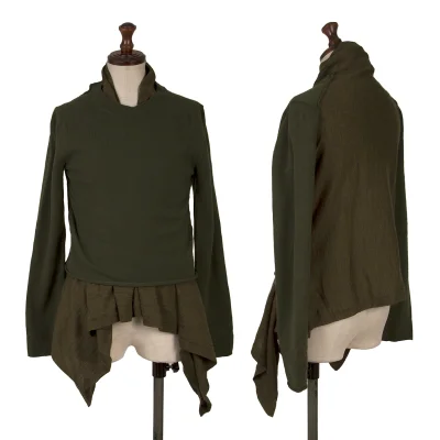 COMME des GARCONS Docking Drape Wool Knit Sweater