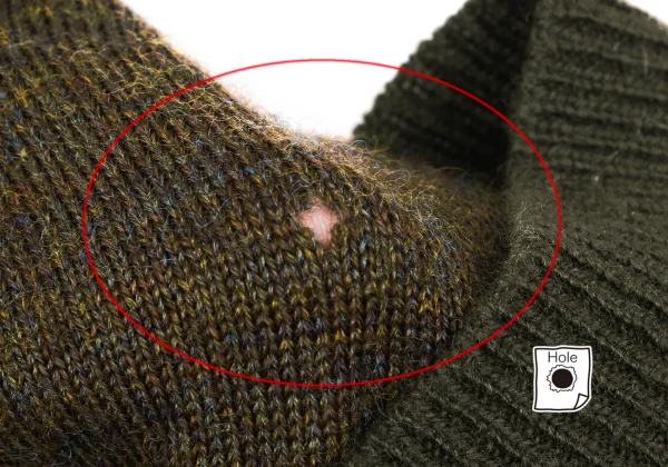 COMME des GARCONS Docking Drape Wool Knit Sweater K-169554_006