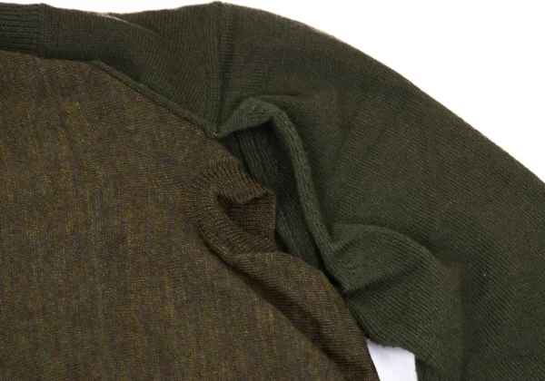 COMME des GARCONS Docking Drape Wool Knit Sweater K-169554_014