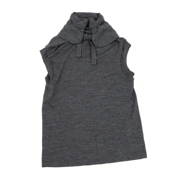 COMME des GARCONS Collared Wool Knit Tank Top K-169555_002