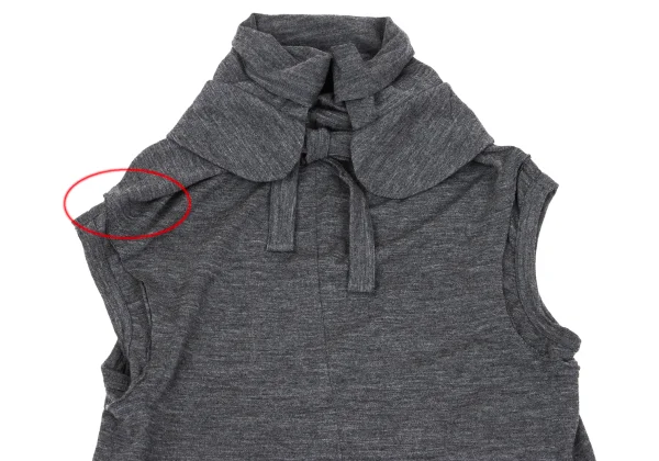 COMME des GARCONS Collared Wool Knit Tank Top K-169555_003