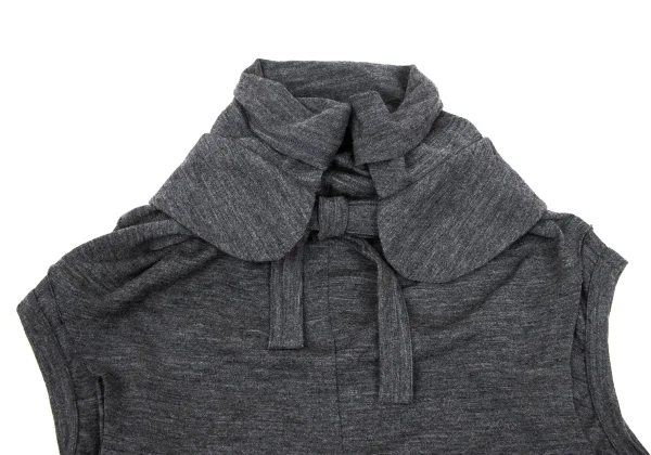 COMME des GARCONS Collared Wool Knit Tank Top K-169555_005