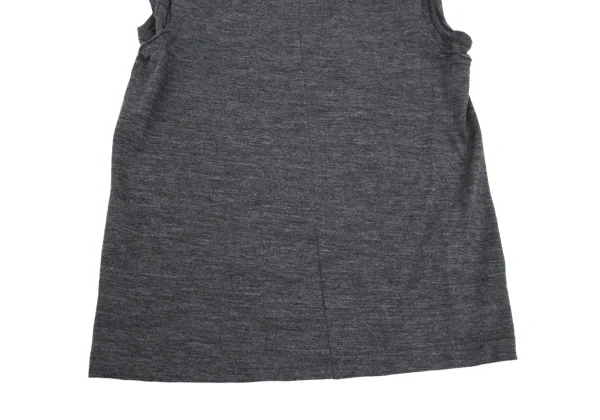 COMME des GARCONS Collared Wool Knit Tank Top K-169555_011