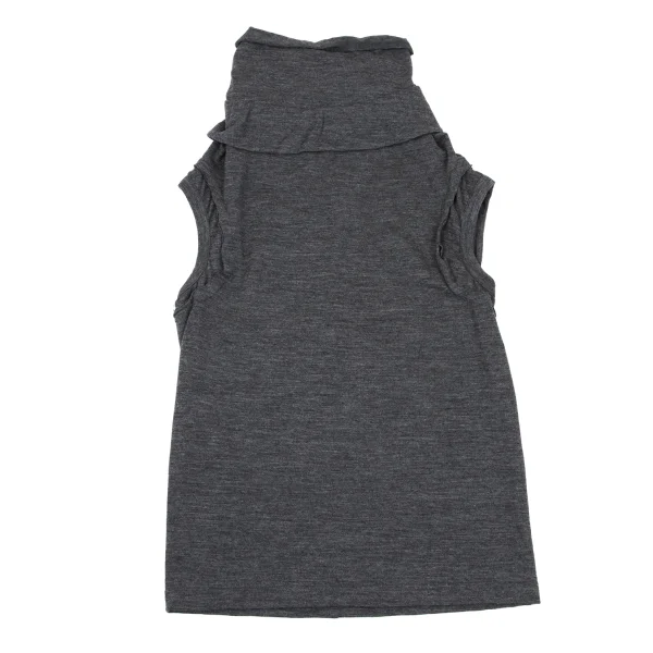 COMME des GARCONS Collared Wool Knit Tank Top K-169555_013