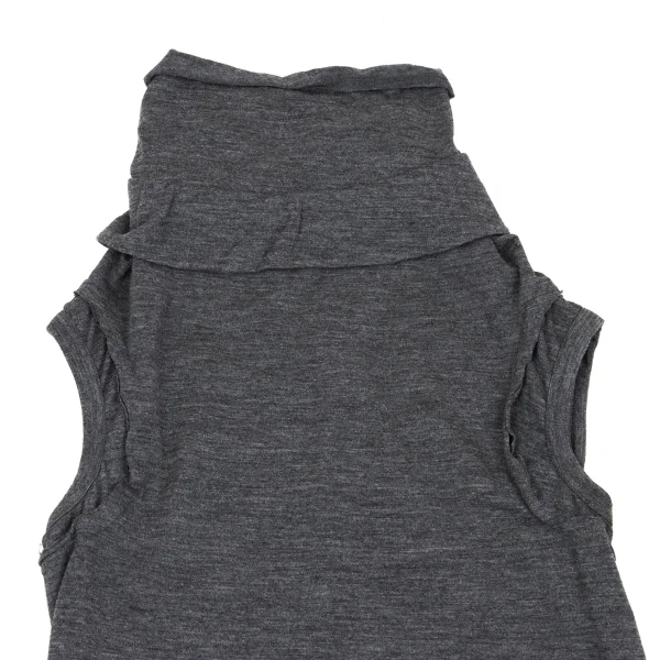 COMME des GARCONS Collared Wool Knit Tank Top K-169555_014