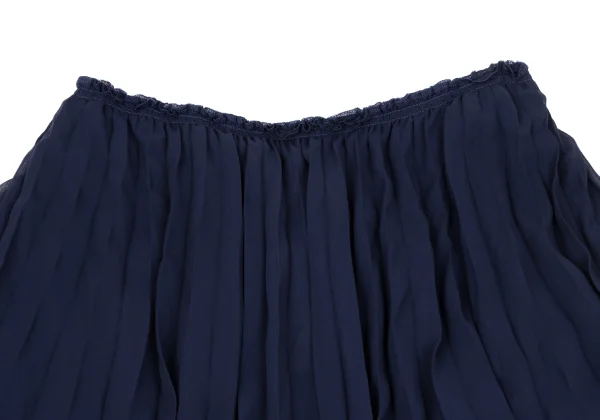 COMME des GARCONS Pleated Tiered Georgette Skirt K-169562_003