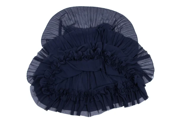 COMME des GARCONS Pleated Tiered Georgette Skirt K-169562_008