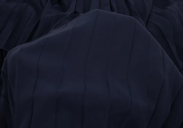 COMME des GARCONS Pleated Tiered Georgette Skirt K-169562_010