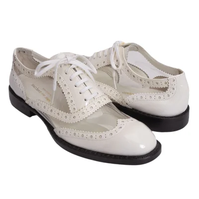 COMME des GARCONS PVC Switching Wingtip Shoes