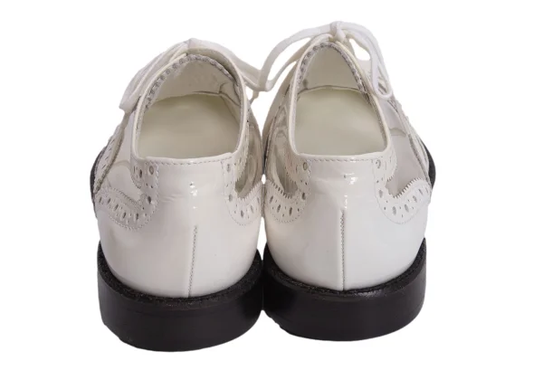 COMME des GARCONS PVC Switching Wingtip Shoes K-169566_004