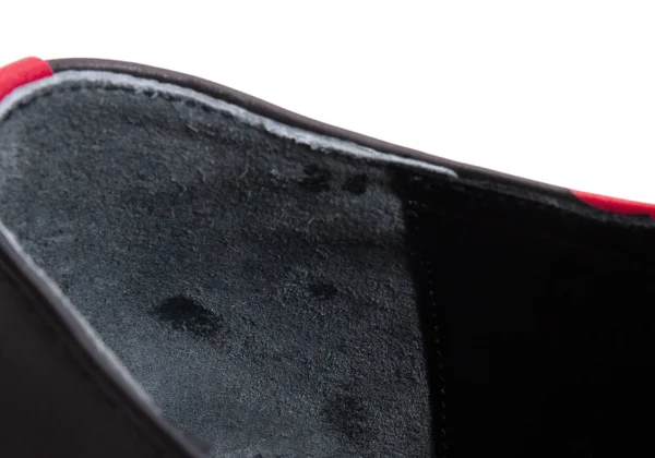 COMME des GARCONS Heart Printed Leather Shoes K-169567_012