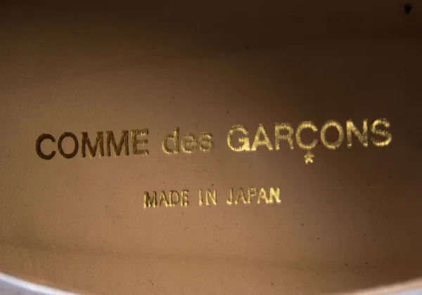 COMME des GARCONS Metallic Leather Wingtip Shoes K-169568_015