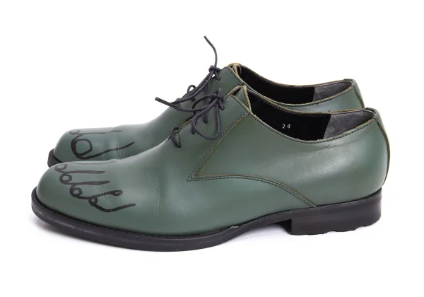 COMME des GARCONS Toes Printed Leather Shoes K-169569_003