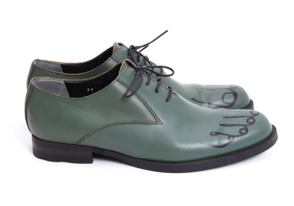 COMME des GARCONS Toes Printed Leather Shoes K-169569_005