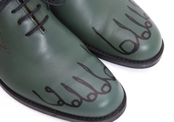 COMME des GARCONS Toes Printed Leather Shoes K-169569_006