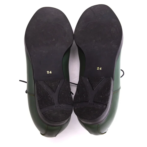 COMME des GARCONS Toes Printed Leather Shoes K-169569_011