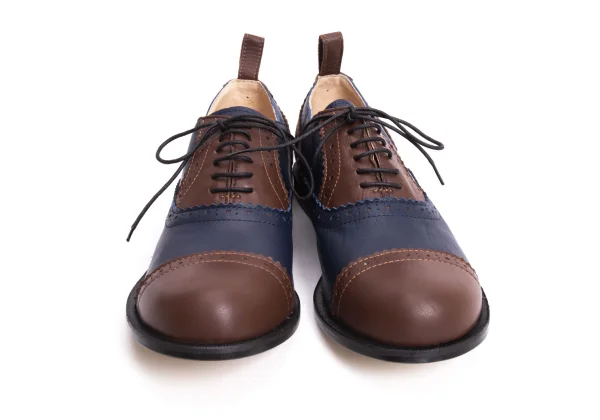 COMME des GARCONS Color Switching Leather Medallion Shoes K-169571_002