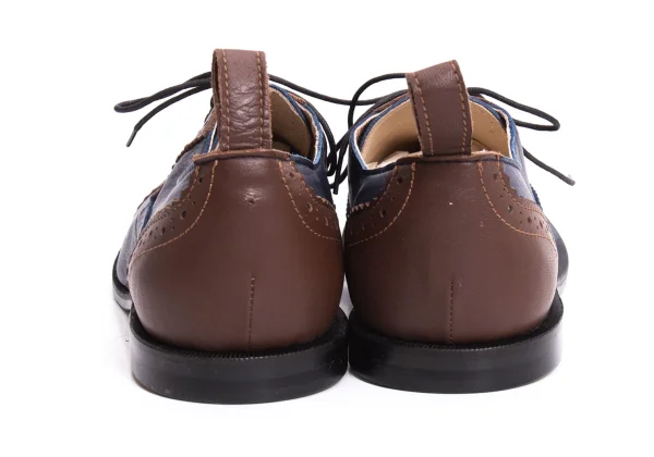 COMME des GARCONS Color Switching Leather Medallion Shoes K-169571_004