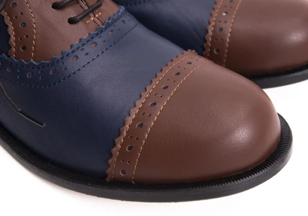 COMME des GARCONS Color Switching Leather Medallion Shoes K-169571_006