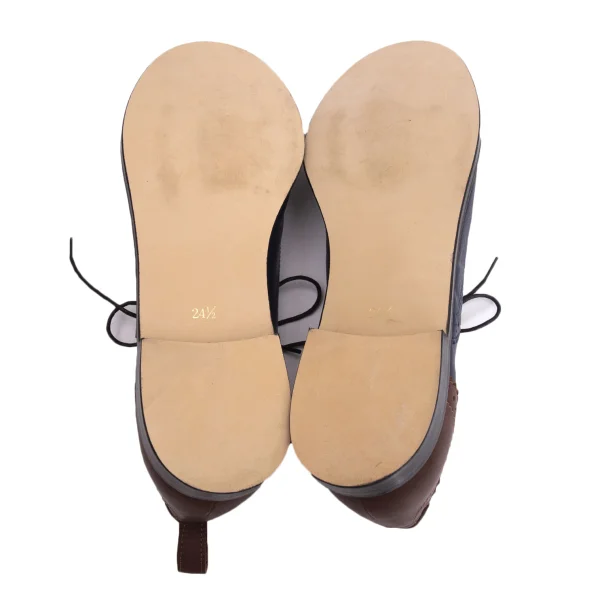 COMME des GARCONS Color Switching Leather Medallion Shoes K-169571_012