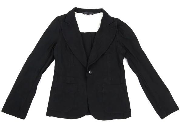 COMME des GARCONS Poly Big Lapel Jacket K-169573_002