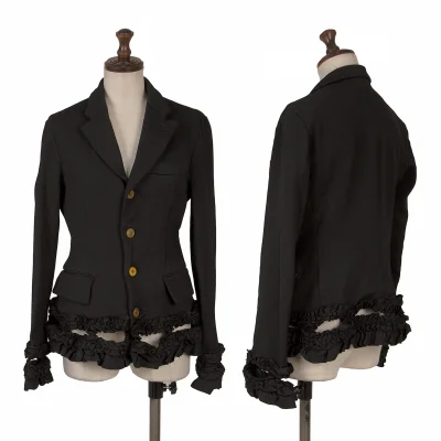 COMME des GARCONS Poly Frill Cutting Jacket