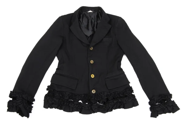 COMME des GARCONS Poly Frill Cutting Jacket K-169574_002