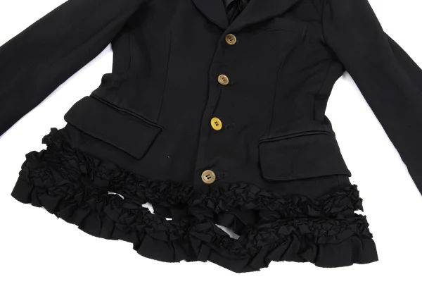 COMME des GARCONS Poly Frill Cutting Jacket K-169574_011