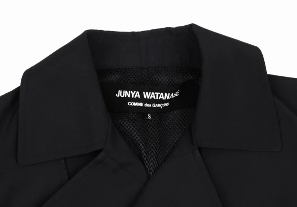 JUNYA WATANABE COMME des GARCONS Mesh Lined Poly Motorcycle Jacket K-169575_004