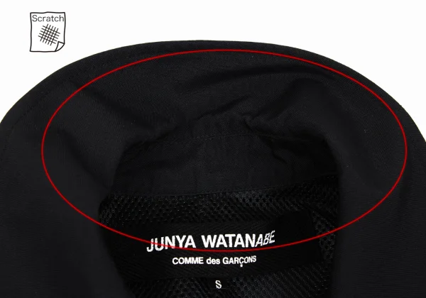 JUNYA WATANABE COMME des GARCONS Mesh Lined Poly Motorcycle Jacket K-169575_005