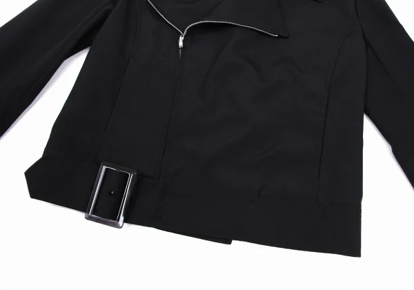 JUNYA WATANABE COMME des GARCONS Mesh Lined Poly Motorcycle Jacket K-169575_011