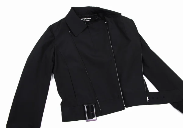 JUNYA WATANABE COMME des GARCONS Mesh Lined Poly Motorcycle Jacket K-169575_014