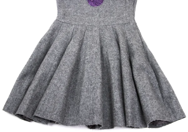 UNDERCOVER Decolletage Embroidery Short-sleeved Dress K-169576_006