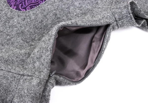 UNDERCOVER Decolletage Embroidery Short-sleeved Dress K-169576_007