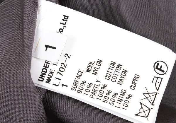 UNDERCOVER Decolletage Embroidery Short-sleeved Dress K-169576_019