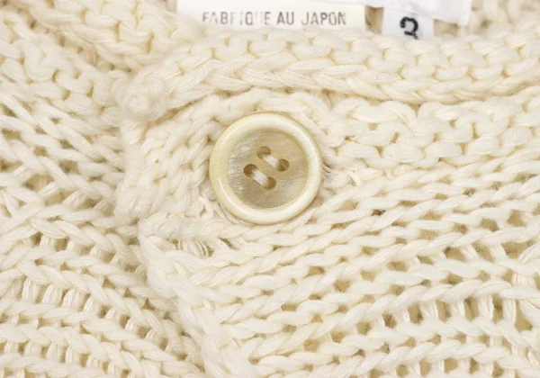 Yohji Yamamoto FEMME Cotton Knit Short Bolero Cardigan K-169577_005