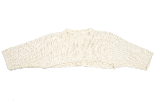 Yohji Yamamoto FEMME Cotton Knit Short Bolero Cardigan K-169577_013
