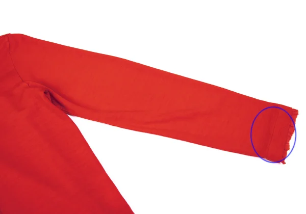 tricot COMME des GARCONS Dyed Frill Trim Knit Shirt K-169578_007