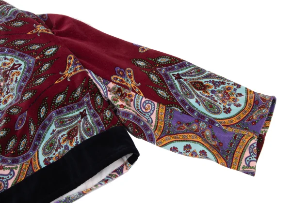 COMME des GARCONS Paisley Pattern Velvet Bolero K-169579_004