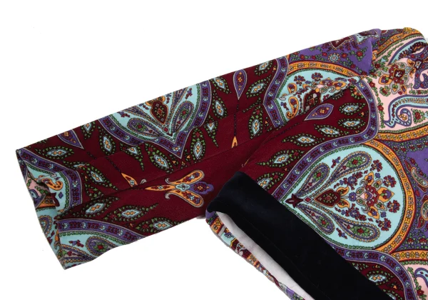 COMME des GARCONS Paisley Pattern Velvet Bolero K-169579_005