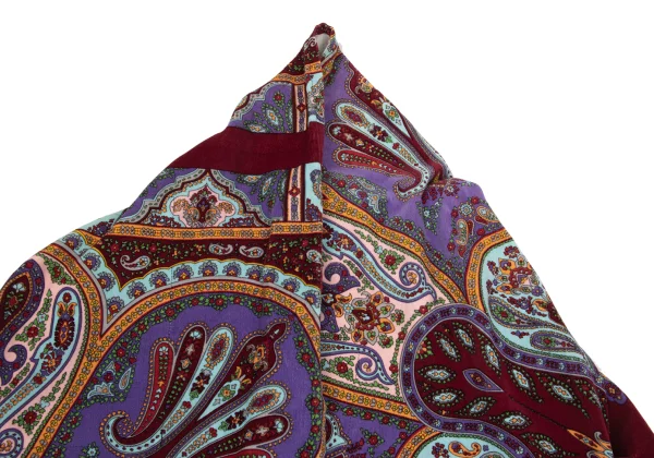 COMME des GARCONS Paisley Pattern Velvet Bolero K-169579_013