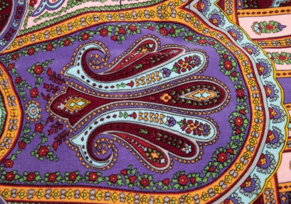 COMME des GARCONS Paisley Pattern Velvet Bolero K-169579_015