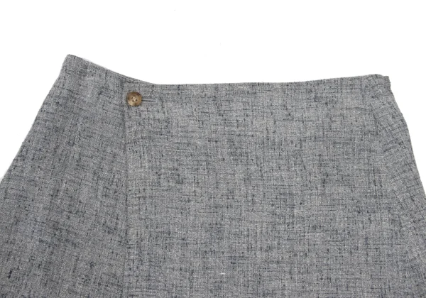 Y's Linen Blend Wrap Design Shorts K-169580_003