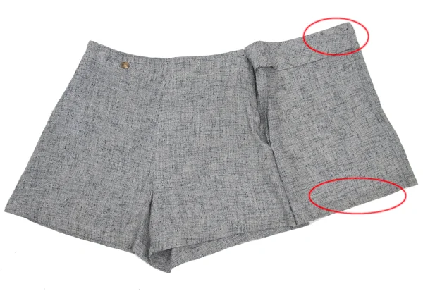 Y's Linen Blend Wrap Design Shorts K-169580_010