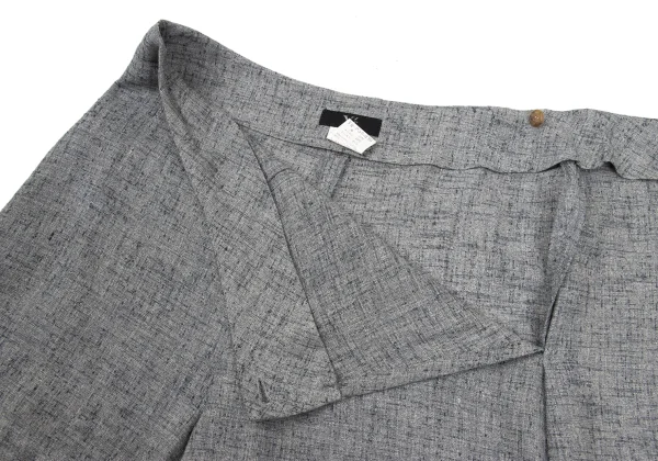 Y's Linen Blend Wrap Design Shorts K-169580_014