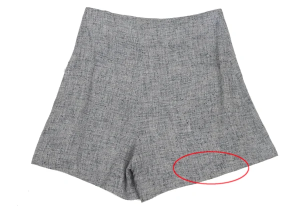 Y's Linen Blend Wrap Design Shorts K-169580_016